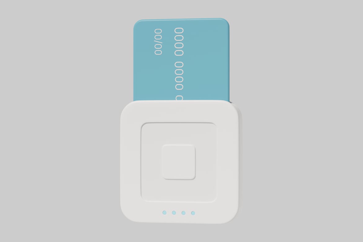 Download Card reader with card slot 3D Model