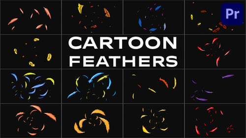 Download Cartoon Feathers for Premiere Pro Premiere Pro Template