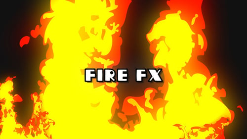 Download Cartoon Fire FX Pack After Effect Template