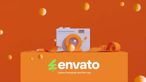 Download Cartoon Photograph Machine Logo Premiere Pro Template