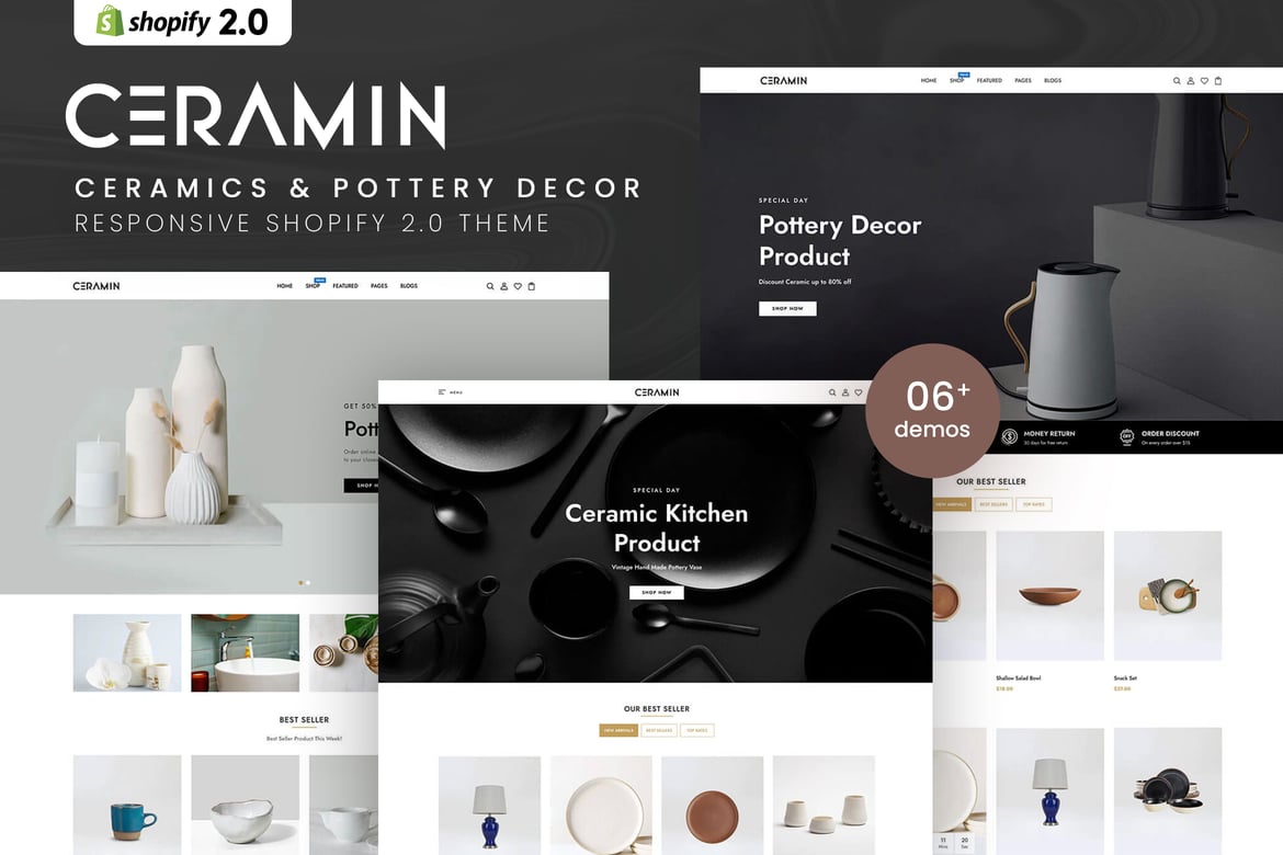 Download Ceramin - Ceramics & Pottery Decor Shopify Theme