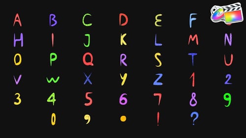 Download Characters Snake Alphabet | FCPX Apple Motion Template