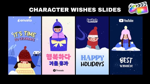 Download Characters Wishes Kids Stories | FCPX Apple Motion Template