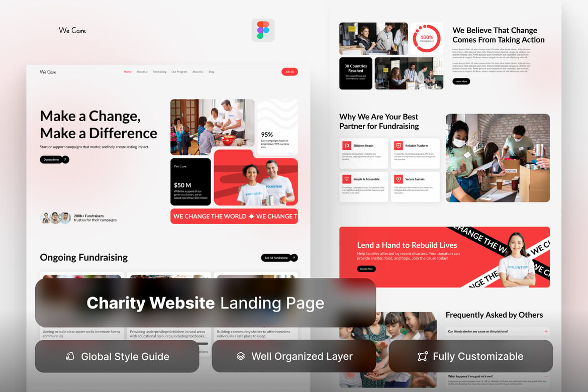 Download Charity Website Design Figma Design