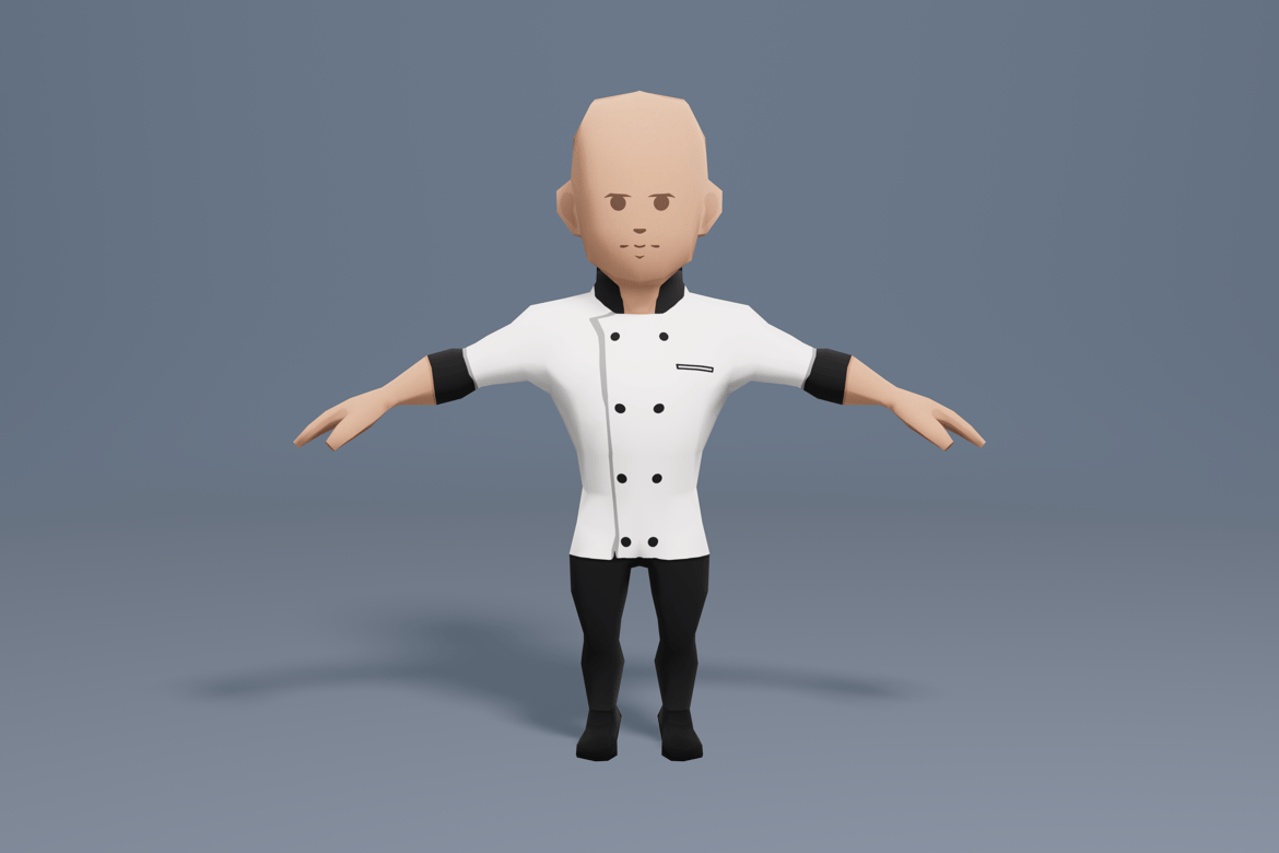 Download Chef master 3D Model