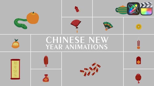 Download Chinese New Year Animations for FCPX Apple Motion Template