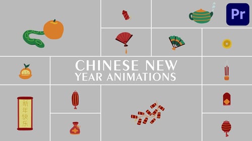 Download Chinese New Year Animations for Premiere Pro Premiere Pro Template