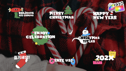 Download Christmas And New Year Titles for FCPX Final Cut Pro Template