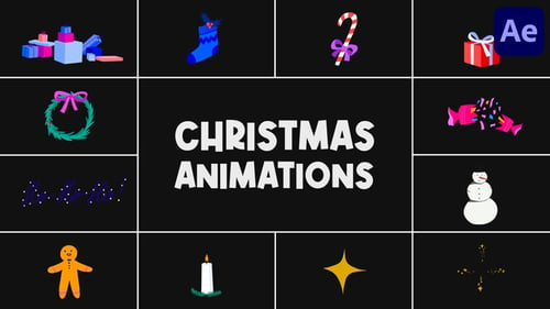 Download Christmas Animations for After Effects After Effect Template