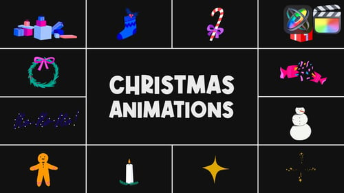 Download Christmas Animations for FCPX Apple Motion Template