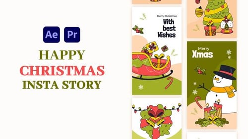 Download Christmas Celebration Instagram Story After Effect Template