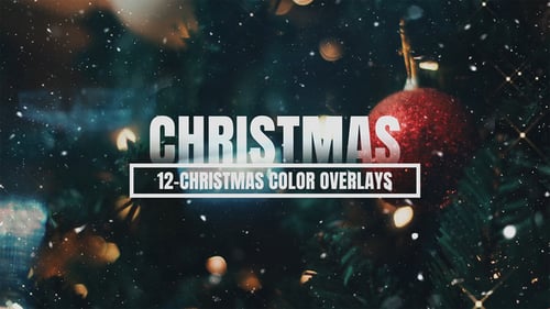 Download Christmas Color Luts And Overlays Pack After Effect Template