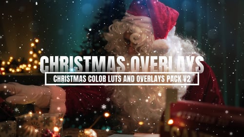 Download Christmas Color Luts And Overlays Pack V2 After Effect Template