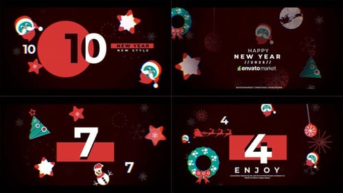 Download Christmas Countdown After Effect Template