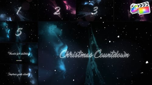 Download Christmas Countdown for FCPX Apple Motion Template