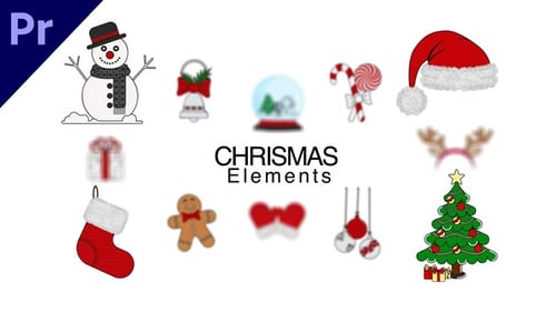 Download Christmas Elements Premiere Pro Template