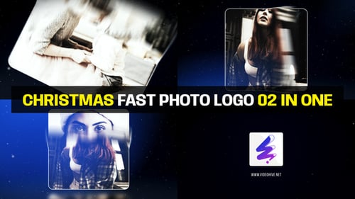 Download Christmas Fast Photo Logo Premiere Pro Template