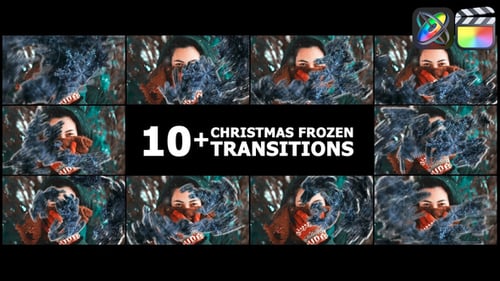 Download Christmas Frozen Transitions | FCPX Apple Motion Template