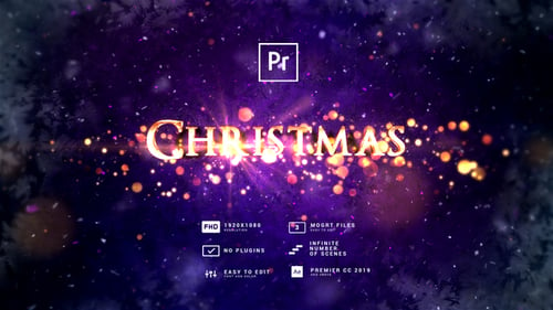 Download Christmas Greeting Titles MOGRT Premiere Pro Template