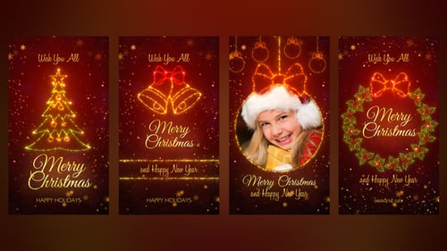 Download Christmas Greetings Instagram Stories After Effect Template