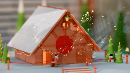 Download Christmas House After Effect Template