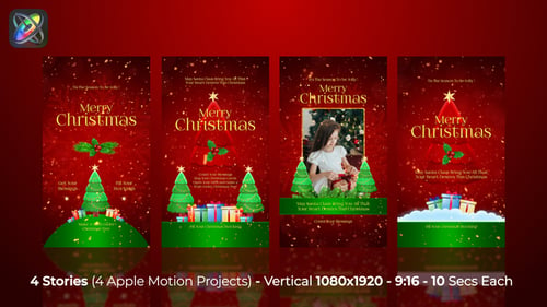 Download Christmas Instagram Stories Apple Motion Apple Motion Template