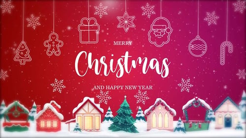 Download Christmas Intro I Christmas Opener 2 MOGRT Premiere Pro Template