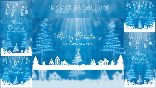 Download Christmas Intro I Christmas Text Opener After Effect Template