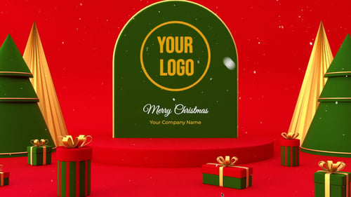 Download Christmas Logo FCP Apple Motion Template