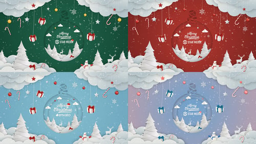 Download Christmas Logo Magic Winter After Effect Template