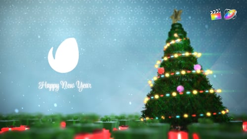 Download Christmas Logo Reveal Apple Motion Template