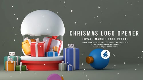 Download Christmas Logo Reveal Premiere Pro Template