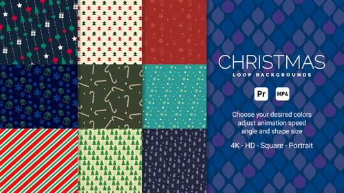 Download Christmas Loop Backgrounds for Premiere Pro Premiere Pro Template