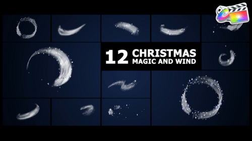 Download Christmas Magic And Wind for FCPX Apple Motion Template