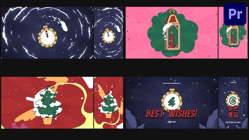 Download Christmas Morphing Logo Opener | Premiere Pro MOGRT Premiere Pro Template