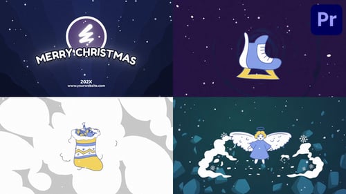 Download Christmas Morphing Logo | Premiere Pro Premiere Pro Template