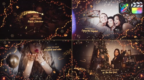 Download Christmas Photos Slideshow for FCPX Apple Motion Template