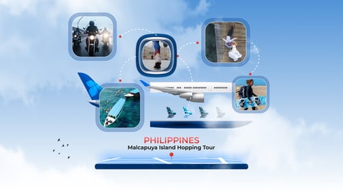 Download Christmas Plane Vacation Travel Opener After Effect Template