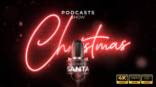 Download Christmas Podcast Show Opener After Effect Template