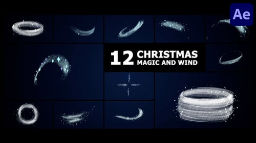 Download Christmas Snow Swirls | After Effects After Effect Template