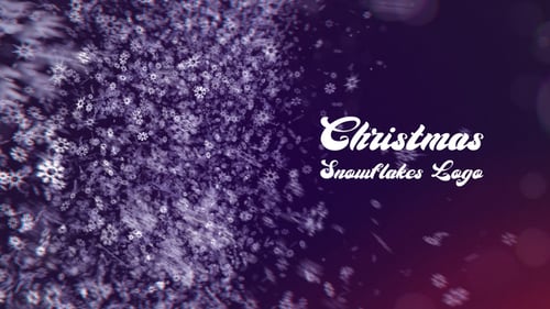 Download Christmas Snowflakes Logo | After Effects After Effect Template