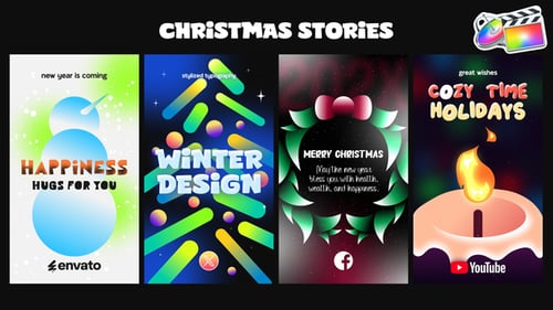 Download Christmas Stories | FCPX Apple Motion Template