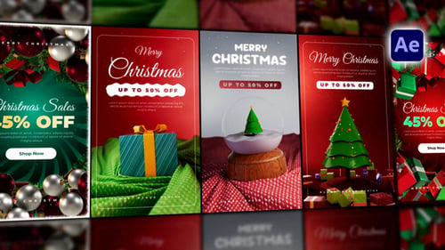 Download Christmas Stories Pack After Effect Template