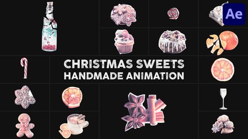 Download Christmas Sweets Handmade Animation | After Effects After Effect Template