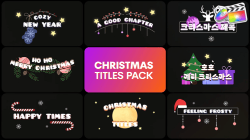 Download Christmas Titles | FCPX Apple Motion Template