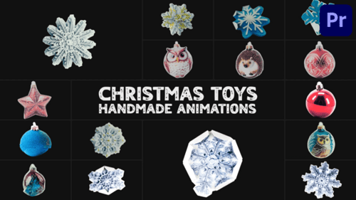 Download Christmas Toys Handmade Animations | Premiere Pro Premiere Pro Template