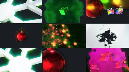 Download Christmas Transitions Pack Apple Motion Template