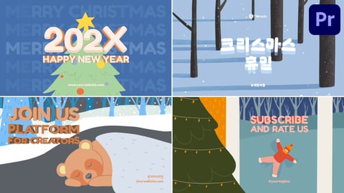 Download Christmas Winter Fairytale Typography | Premiere Pro MOGRT Premiere Pro Template