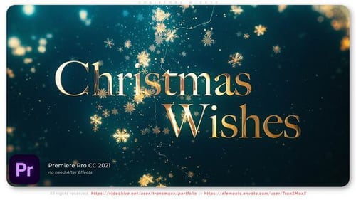 Download Christmas Wishes Premiere Pro Template