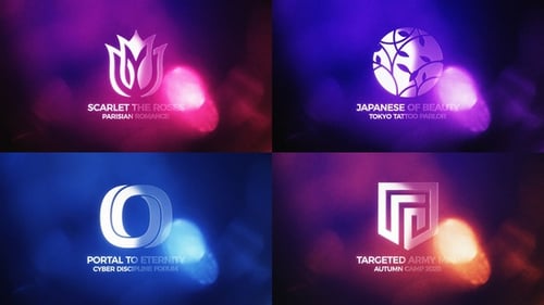 Download Chromatic Logos 3D After Effect Template